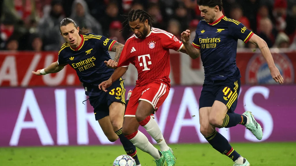 Arsenal Draw at Bayern After Dramatic Rice Rescue