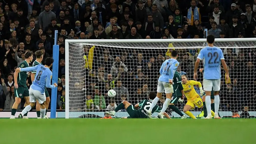 Man City Survive Brighton Thriller as Rulli Rules Penalties Man City Survive Brighton Thriller as Rulli Rules Penalties